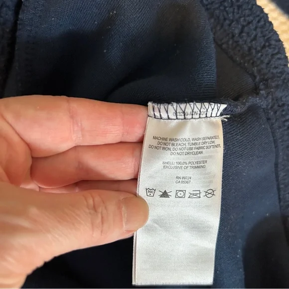 COLUMBIA Men's Helvetia II Half Snap Navy Performance Fleece Jacket Large - Picture 6 of 8